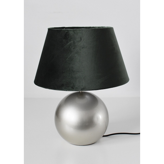 Elegancka, Złota, Lampa Stojąca, Abażur Ciemno Zielony, Styl Glamour